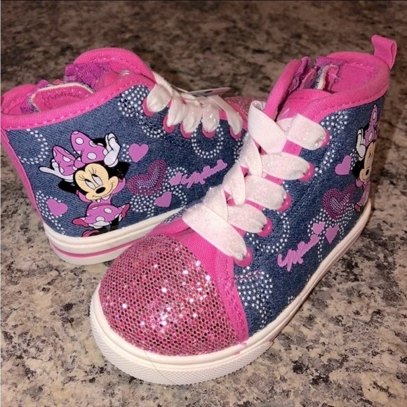 Disney Minnie Mouse Sneakers Size 6 - Picture 3 of 9